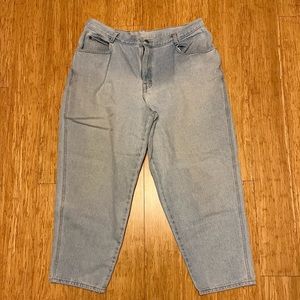 Vintage Gitano acid-washed jeans.  Size 22W.